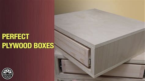 plywood box joint size